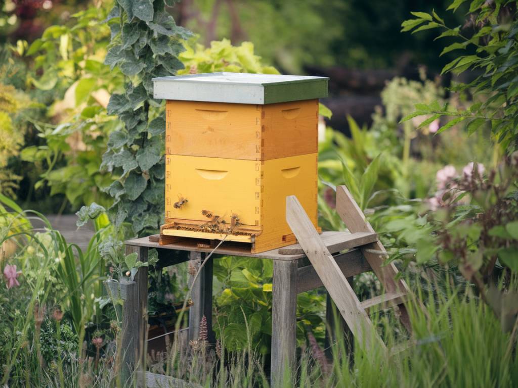 la ruche Warré, une ruche adaptée à l'auto-production au jardin: guide pratique