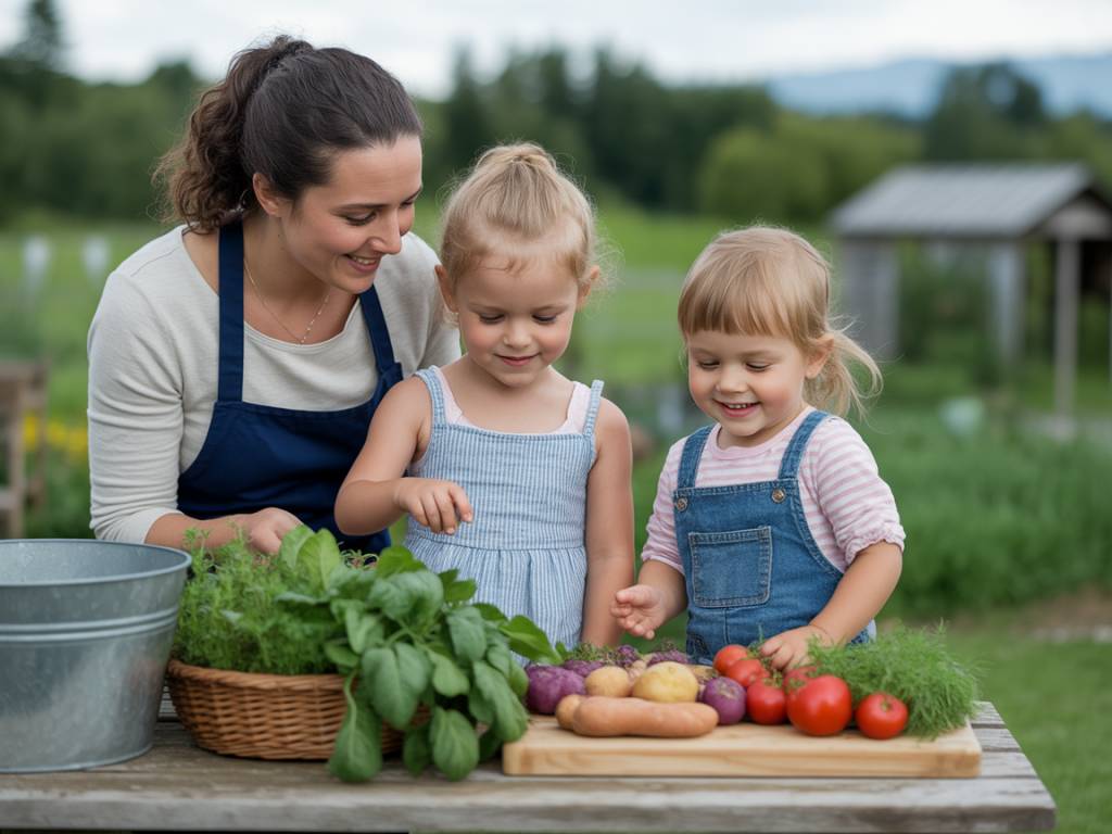 Cuisiner en famille avec les produits du potager : un lien durable entre santé, environnement et plaisir