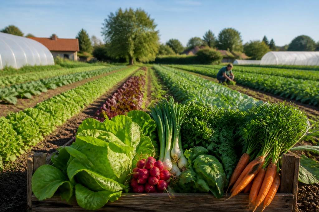 Ferme maraichère : fonctionnement, cultures et vente en circuit court